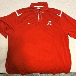 Nike brand University of Alabama 2009 coaches polo shirt, size XL